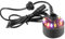 BORDSTRACT Nebulizzatore LED Diffusore Mist Maker,3 Colori a 12 luci Acquario Nebulizzatore, Mist Maker ​con Adattatore di Alimentazione per Fontana Stagno Serbatoio di Pesci Roccioso