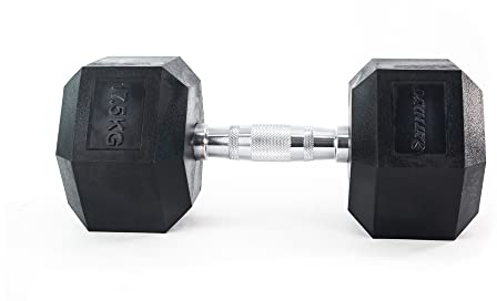 Athlyt - Hex Dumbbell, 17.5 kg - Single