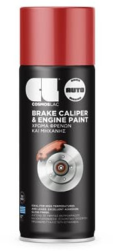 COSMOS LAC - SPRAY PINTURA PINZAS DE FRENO Y MOTOR ROJO N701 400 ML