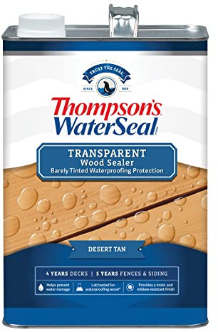 Thompson's WaterSeal Transparente Imprägnierung Holzbeize und Versiegelung, Desert Tan, 3,5 l