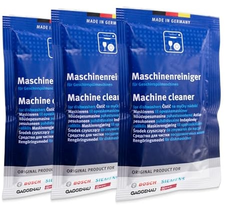 DL-pro 3x Nettoyant machine pour lave-vaisselle Nettoyeur compatible avec Bosch Siemens Neff Serie 2 Serie 4 Serie 6 Serie 8 00312194 312194 00312193 312193 00312194 312194 00312195 312195