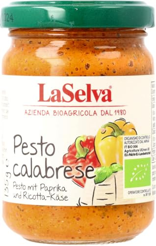 Pesto calabrese - Paprika Würzpaste mit Ricotta-Kä 1 x 135 g