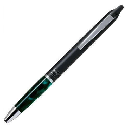 PILOT FriXion LFBKZ-3SEF-IG Ball Knock Zone Slide Clicker einziehbarer löschbarer Gelschreiber, feine Spitze 0,5 mm, Inspiration Green, nachfüllbare Geltinte auf Wasserbasis (schwarz)