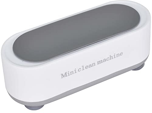 350ML Ultraschallreiniger 47KHz Hochfrequenz Ultraschallreinigungsgerät Automatisch Ultrasonic Cleaner, Brille Schmuck Uhren Zahnprothesen Reinigung Ultraschallgerät, BATTERIE NICHT ENTHALTEN,