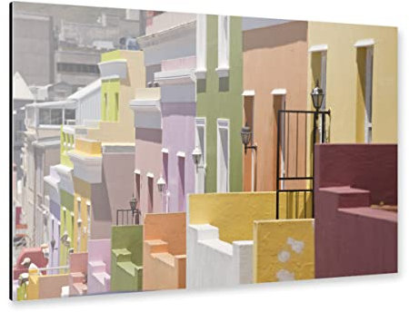 artboxONE Alu-Print 90x60 cm BO-Kaap in Kapstadt, von Künstler Dreamtours