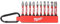 Milwaukee - Shockwave Impact Duty Schraubendreher-Bit-Karabiner-Set, 10-teilig, Sortimentspackung