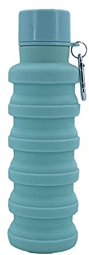 BRAAZI Flacon Pliant Silicone Stérilisation ultraviolette Intelligente Coupe d’Eau Bouteille UV Sports de Plein air Bouilloire