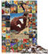 Jigsaw Puzzles for Adults Vintage Travel Wall Art 1000 Pieces Puzzle Toys for Adults& Teens Age 12 Years Up Cardboard Puzzles Gift for Adults and Kids Size: 26x38cm