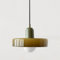 SYUFRE Lampe à suspension du milieu du siècle, plafonnier coloré avec abat-jour en verre, luminaire suspendu vintage en fer et verre, luminaire for chambre à coucher, salon, cuisine, couloir (Color :