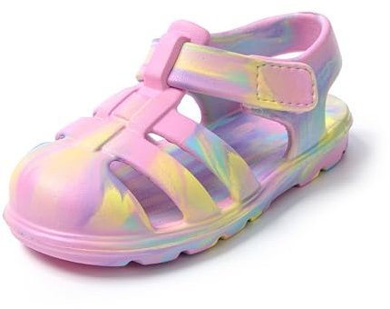 JOMIX Sandali Bambina Mare Ciabatte Piscina Estive Bimba in Gomma Eva Pantofole Ragazza da Spiaggia Casa Comodo SP9290 Rosa 29