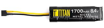 Titan NiMh 1700mAh 8.4v Brick T-Plug (Deans)
