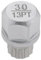 EMSea 30/13PT Blocco ruota chiave di bloccaggio dado capocorda strumenti di rimozione - anti-furto per auto ruota pneumatico rimozione vite dado compatibile con BMW Serie 5 Serie 3 Serie 1