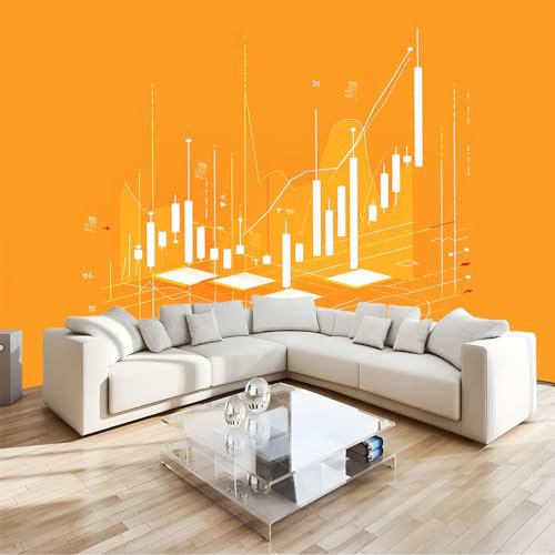 Abstract Striped Mustard Yellow Background Photo Wallpaper 250 x 175 cm Removable Photo Mural for Nursery Bedroom Living Room Art Home Decor Wall Mural Decoration