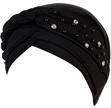Snapback Caps Large Elastic Solid Color Comfortable Flat Women Hat Plain Stud Earrings Plain Plain Stud Earrings Braided Cap La Caps, black, One Size