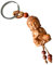 WOO MANTO 1 Stück Buddha Schlüsselanhänger aus Holz, Buddhistische Geschenk für Frauen und Männer