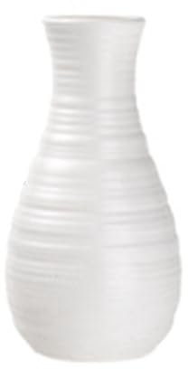 Vaso da fiori in plastica, vaso alto infrangibile in stile nordico Vaso moderno estetico per matrimoni Soggiorno Sala da pranzo Decorazioni per la casa (Tipo B Bianco)
