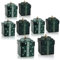com-four® 8X Christbaumanhänger Geschenk - Weihnachtskugel Geschenkbox - Christbaumschmuck in Geschenk-Form für die Weihnachtsbaum-Dekoration - bruchfester Baumschmuck