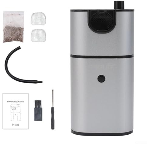 Smoke Machine Portable Smoke Infuser, Handheld Cocktail Smoke Food Smoke for Meat, for SOUS Vide, Drinks, Cheese, Cup Cover and Wood Chips