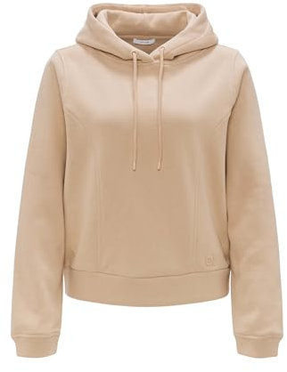 OPUS Damen Sweatshirt | Hoodie GAPU Regular mit kuscheliger Innenseite Soft Oat, 38