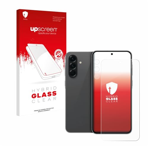 upscreen Schutzglas für Samsung Galaxy A56 5G Enterprise Edition | (Display+Kamera) Transparenter Displayschutz Made in Germany Klare 9H Schutzfolie Glas-Folie Montage-Set Anti-Fingerprint