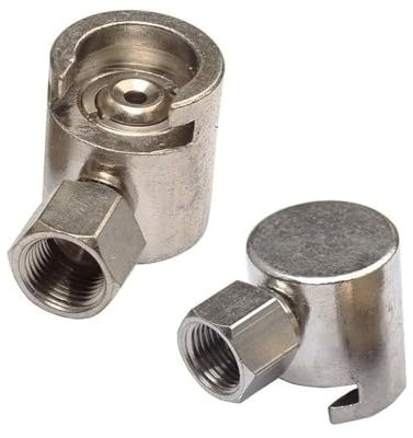 Grease Nipples Coupler,5A 220V Flat Mouth Hexagon Ended Slide on Grease Gun Connector for Most Grease Gun Coupler- 22mm
