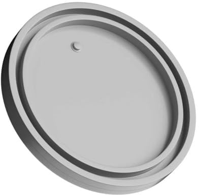 Junta de goma para abrillantador para lavavajillas Miele 5254442/5254441/5254440 para combinación dosificadora, compartimento abrillantador, lavavajillas, gris