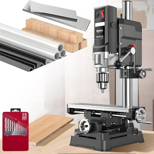 SHENGSHIYU Taladro de Columna Profesional con 6 Velocidades