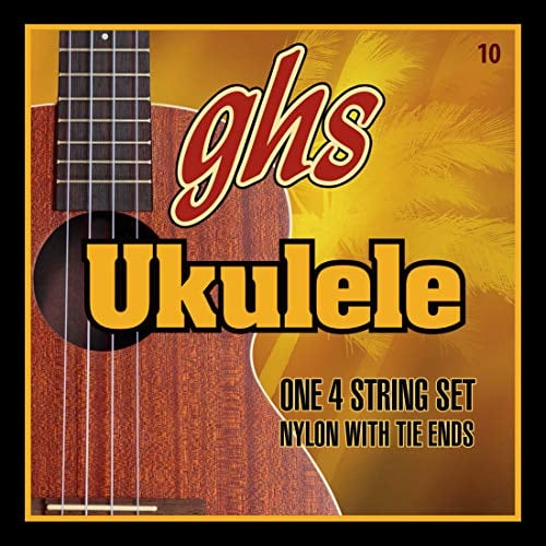 GHS UKULELE 10 String Set - Clear Nylon - Standard