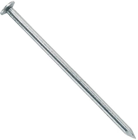 Clous métalliques en acier - Clous en bois - Tête fraisée - Brillants (3,1 x 80 mm - 5 kg)