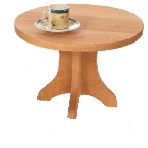 Holzspielzeug Peitz Puppentisch 5023 für Babypuppe - handgefertigte Massivholz-Puppenmöbeln - Natur