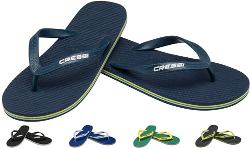 Cressi Beach Flip Flops 2, Ciabatte Infradito per Spiaggia e Piscina Unisex-Adulto, Blu Navy/Blu, 39/40 EU