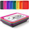DOODLE HOG Multicolored Plastic Activity Trays - Set of 8 - Kids Arts & Crafts Organizer - Rainbow Colors - Great for Lego, Sand, Crafts, Orbeez, Painting, Montessori Work