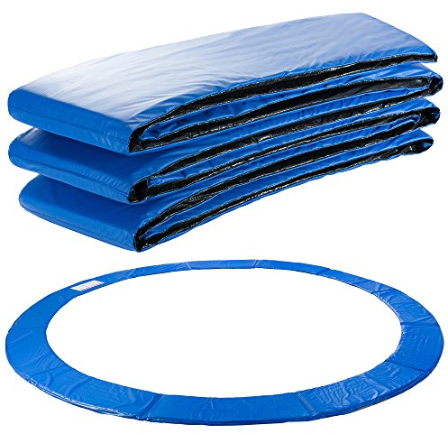 Arebos Trampolin Randabdeckung Federschutz Ø 366 cm | Trampolin Randschutz | Trampolinzubehör aus PVC und PE | Reißfest | Federabdeckung 100% UV-beständig & wasserabweisend | Blau