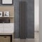 ELEGANT Radiators Vertical Anthracite Tall Single Bathroom Kitchen Designer Radiator Flat Panel 1800 x 300