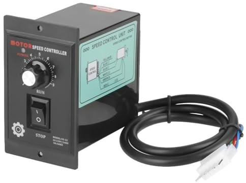 Controlador de velocidad del motor - CA 220V Regulador de velocidad del motor hacia adelante y hacia atrás para dispositivos de control de velocidad, 400W