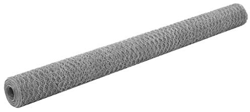 Festnight Mallas de Alambre 25x1,5 m Hexagonal, Longitud de Malla 50 mm Acero Galvanizado