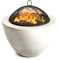 Centurion Supports Fireology Diablo Brasero de jardin contemporain avec finition béton éco-pierre