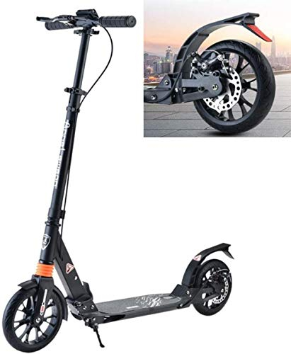 XBSLJ Scooter, Roller Kinderroller HAIZHEN - Faltbare 2-Rad-Handbremse 3 Höhenverstellbar Große 200-mm-Räder Great City Scooter für Erwachsene und Jugendliche