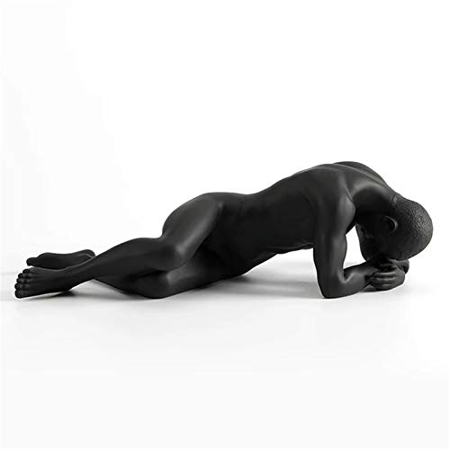 LISAQ Harz kreative Körperkunst nackte Mann Männlichkeit Skulptur Geburtstagsgeschenk Dekoration Desktop-Arrangements Home Statue