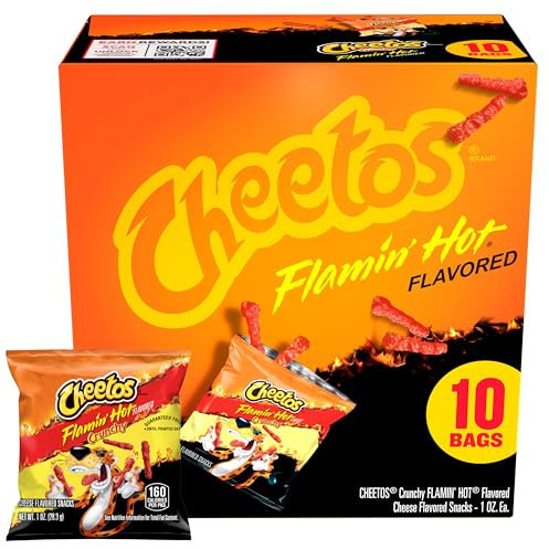 Cheetos Crunchy Flaming Hot, 28 ml, 10 Stück