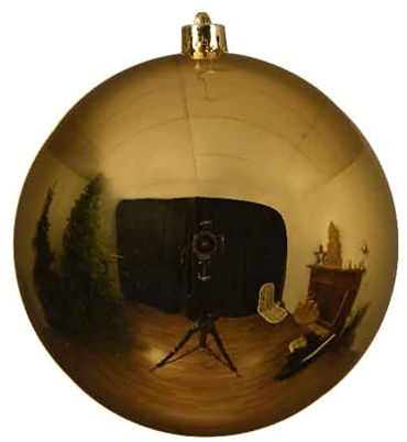 Decorist Kugel XXL Gold, bruchfest - Weihnachtkugel, Christbaumkugel XXL - 400 mm