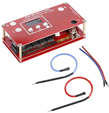 Portable Spot Welder, Geevorks DIY Spot Welding Tool 99 Gears for 18650 Battery Various Welding Power Supply / 12V car battery, Automatic/Manual Touch Welding Mode