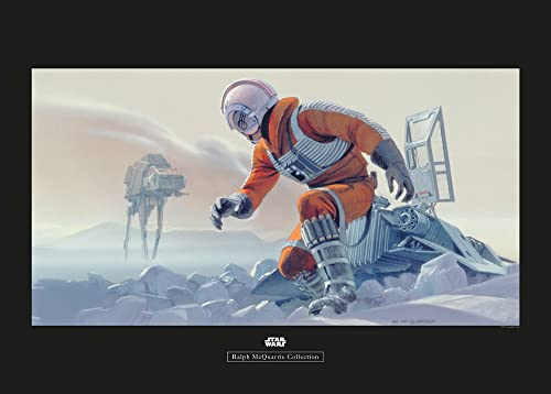 Komar Star Wars Classic RMQ Hoth Battle Pilot - Größe: 70 x 50 cm, Wandbild, Poster, Kunstdruck (ohne Rahmen)