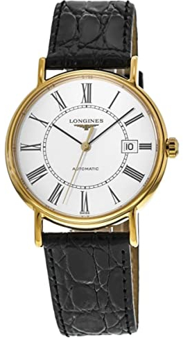 Longines Presence Automatik weißes Zifferblatt Herrenuhr L4.922.2.11.2 Modern Modern, Modern