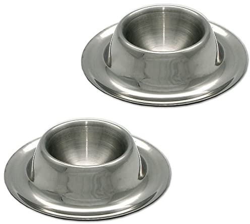 GRÄWE Eierbecher rund, Edelstahl 2er Set
