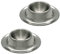 GRÄWE Huevera redonda, acero inoxidable, juego de 2