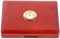 Blattetui, Massivholz Saxophon Klarinette 5-Blatt Etui Halter mit Hygrometer Saxophon Blatt Aufbewahrung Zubehör Weihnachten Spielzubehör (Succinit-Farbe)