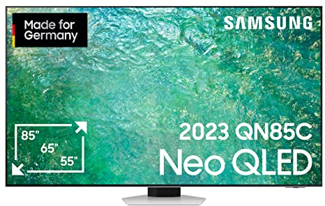 Samsung Neo QLED 4K QN85C 75 Zoll Fernseher (GQ75QN85CATXZG, Deutsches Modell), Neo Quantum HDR, Neural Quantum Prozessor 4K, Dolby Atmos, Smart TV [2023]
