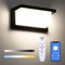 Lightsjoy Applique Murale Extérieur Dimmable Etanche IP66 Lampe Mural Led avec Télécommande 18W Eclairage Muro Extérieure 2700k - 6500k Réglable Lumière pour Terrasse Balcon Cour Jardin - Dimmable
