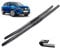 Wiper Front Wiper Blades Compatible with Nissan Qashqai J12 2021-2024 Windshield Windscreen Window Car Rain Brushes 26+17